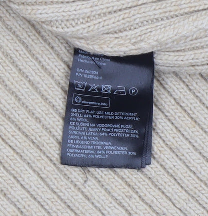 Womens UK Size S H&M Beige Pullover Jumper