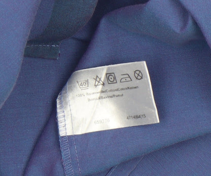 Mens UK Collar Size 15.5 MARVELIS Smart Blue  Dress Shirt