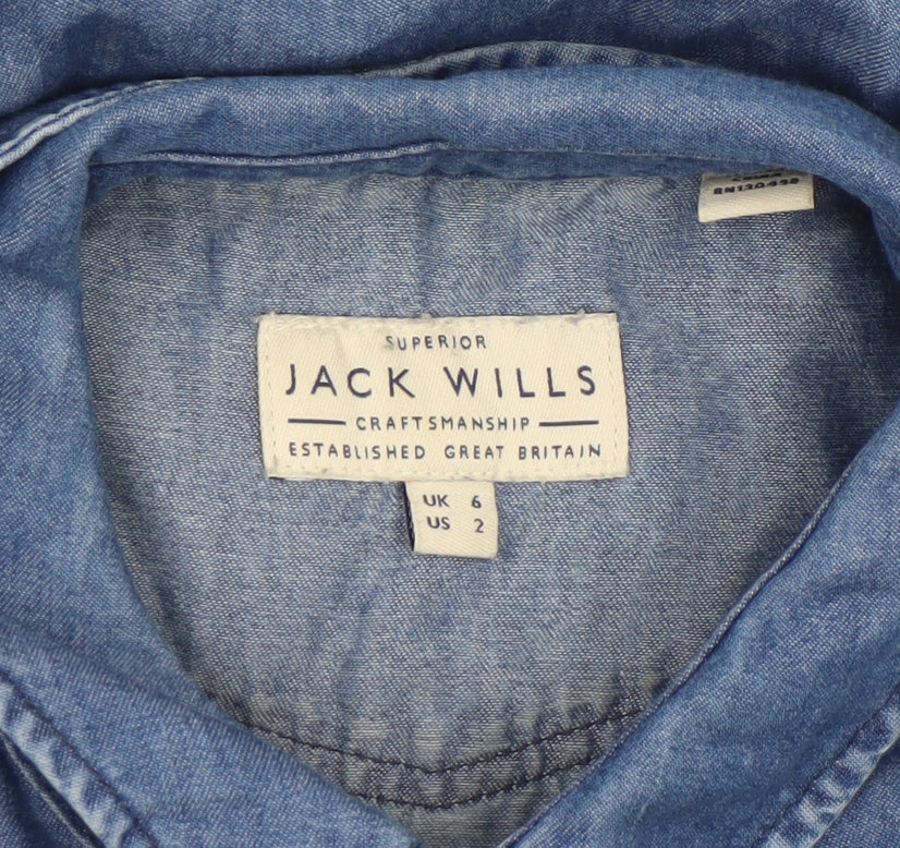 Womens UK Size 6 Jack Wills Shirt Dress