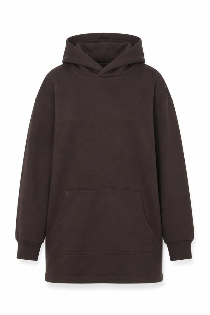 Womens UK Size 2XS H&M Brown Pullover Hoodie