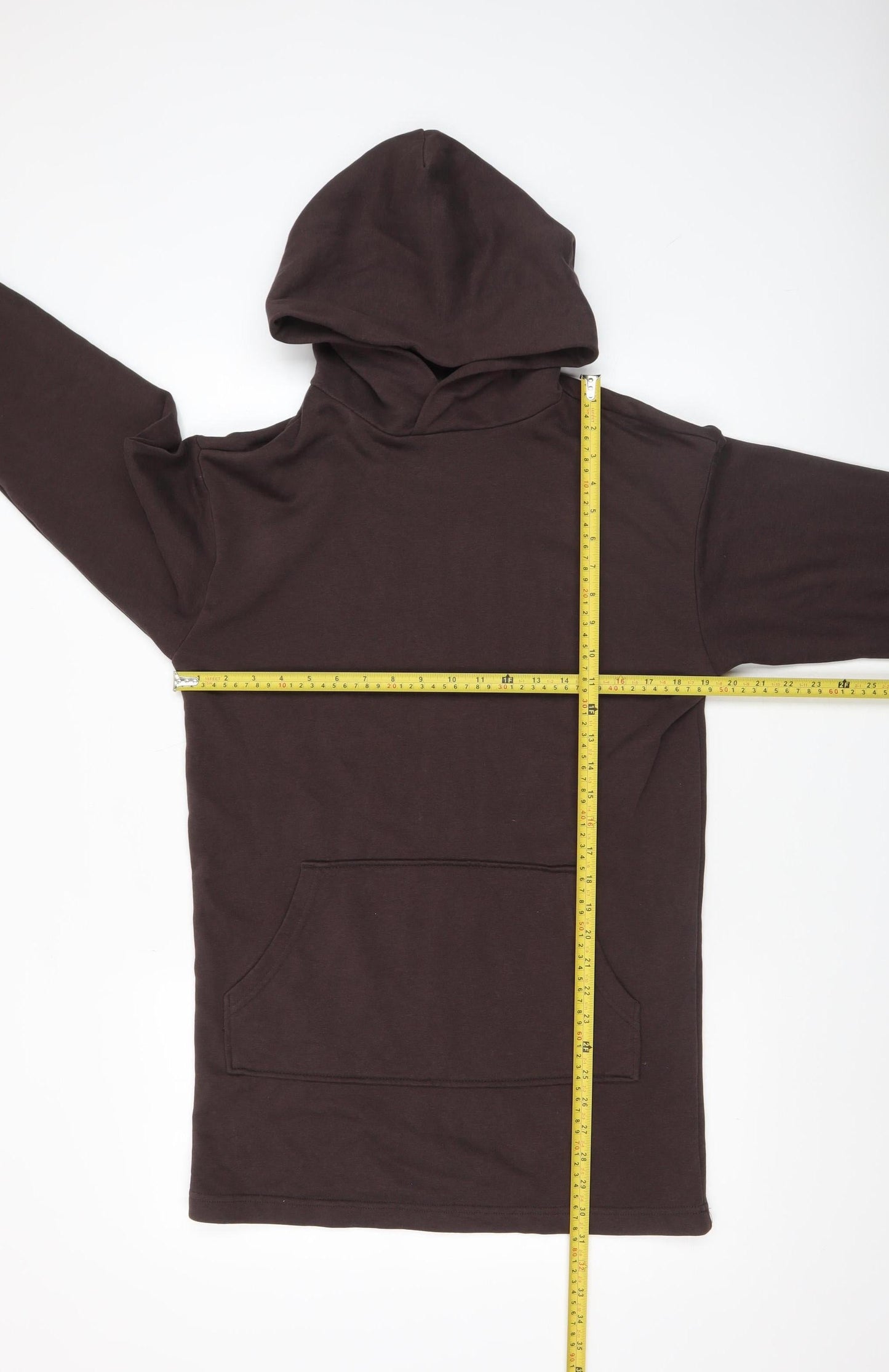 Womens UK Size 2XS H&M Brown Pullover Hoodie