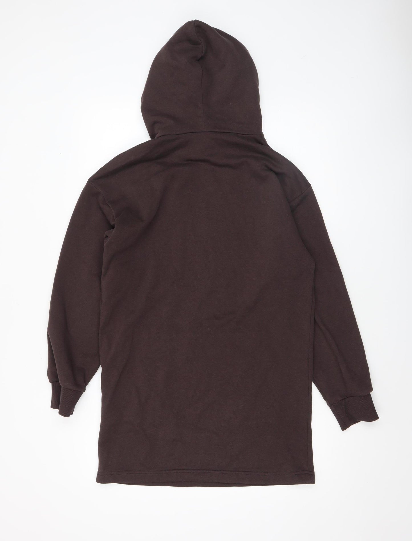 Womens UK Size 2XS H&M Brown Pullover Hoodie