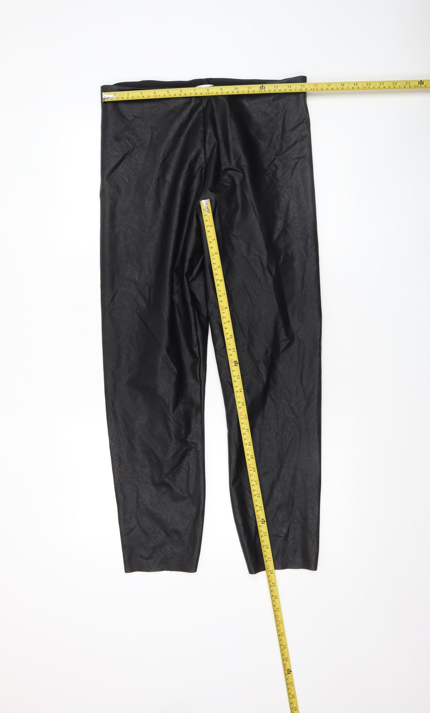 Womens UK Size 16 Gallery Slim Fit Leggings Black Trousers