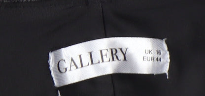 Womens UK Size 16 Gallery Slim Fit Leggings Black Trousers