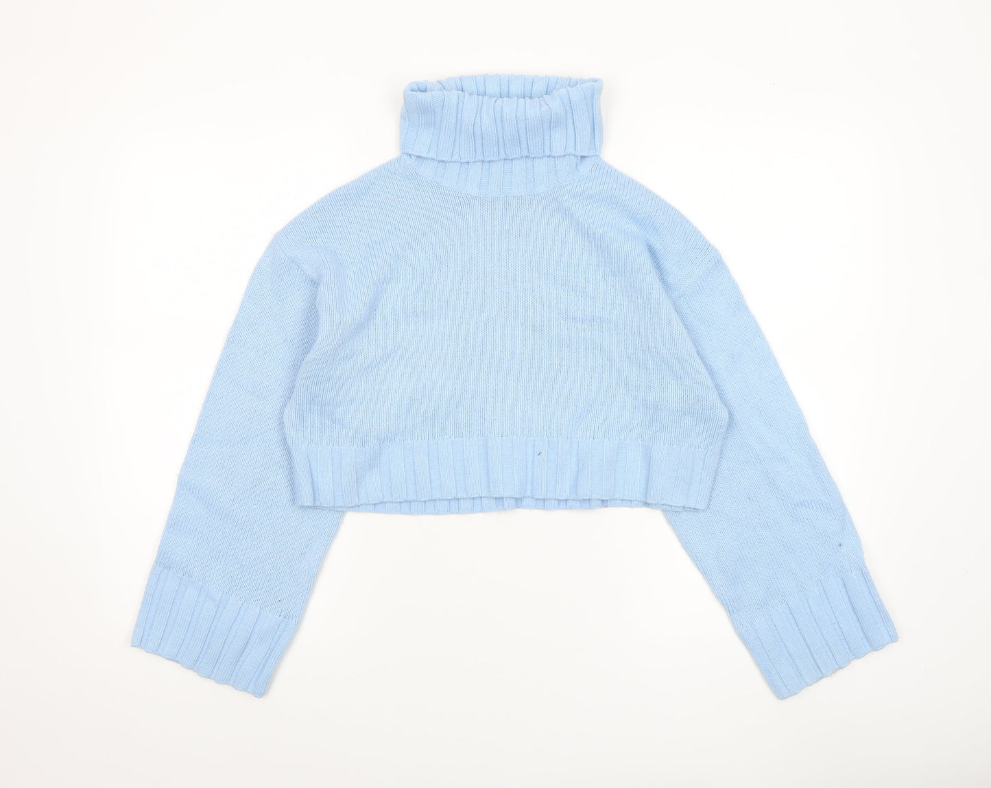 Womens UK Size 8 H&M Blue Pullover Jumper
