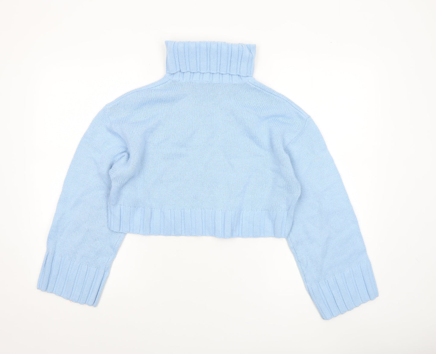 Womens UK Size 8 H&M Blue Pullover Jumper