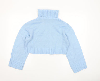 Womens UK Size 8 H&M Blue Pullover Jumper