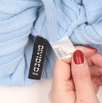 Womens UK Size 8 H&M Blue Pullover Jumper