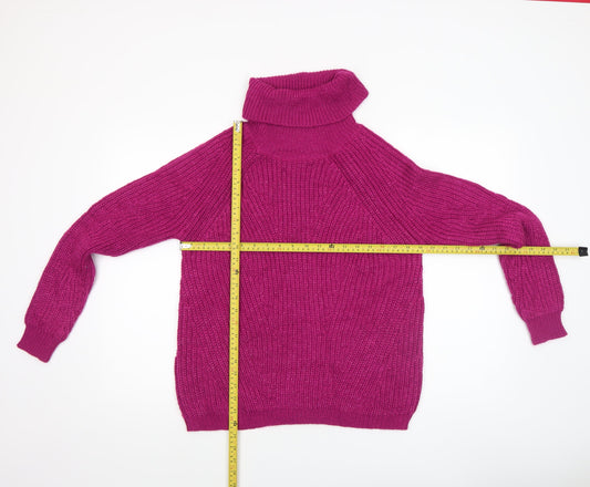 Womens UK Size XS Primark Pink Pullover Jumper