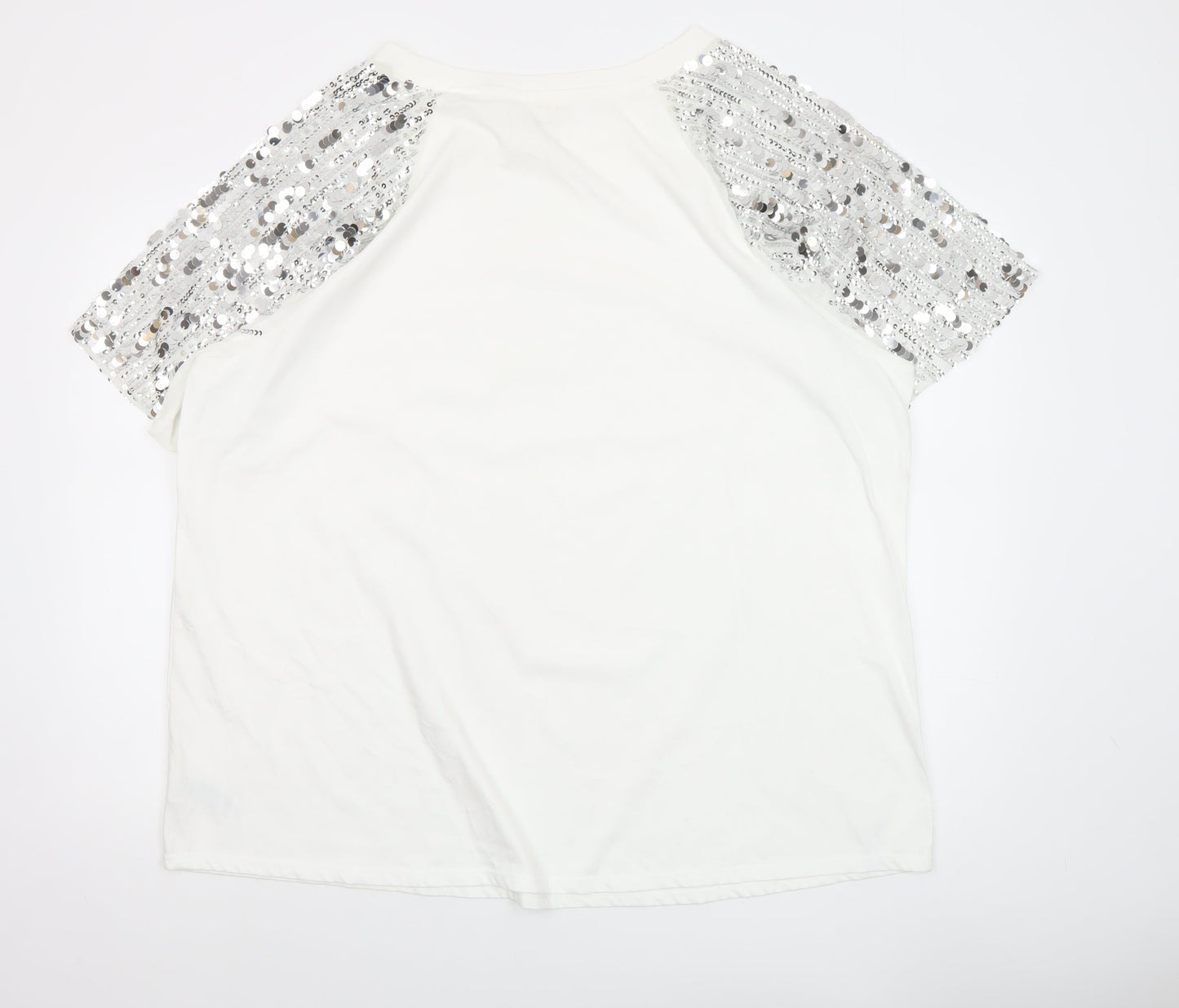 Womens UK Size 24 River Island White  T-Shirt