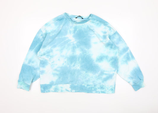 Womens UK Size M Dunnes Blue Pullover Sweatshirt
