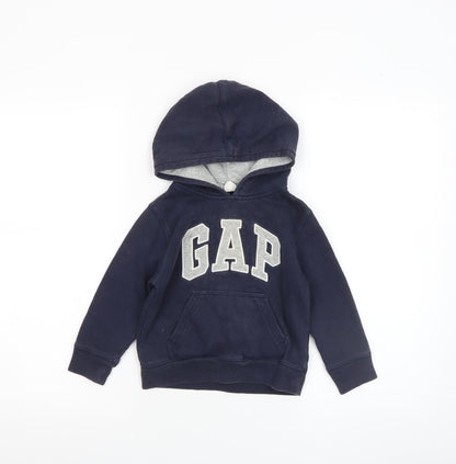Boys UK Size 3 Years Gap Blue Pullover Hoodie