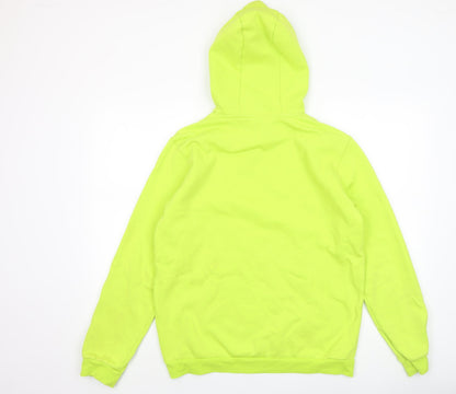 Mens UK Size M adidas Yellow Pullover Hoodie