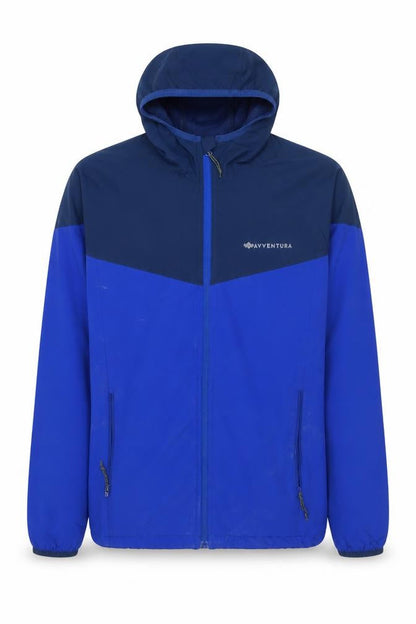 Mens UK Size M Avventura Blue Windbreaker Coat