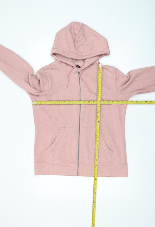 Womens UK Size M Dunnes Pink Full Zip Hoodie