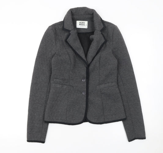 Womens UK Size 8 VERO MODA Regular Grey Blazer