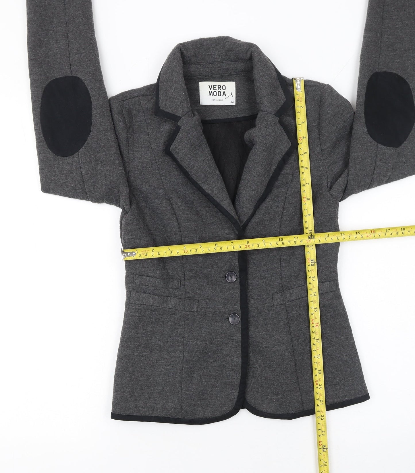 Womens UK Size 8 VERO MODA Regular Grey Blazer