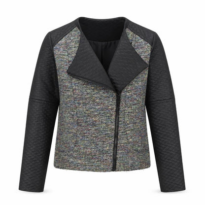 Womens UK Size 16 Atmosphere Multicoloured Biker Coat