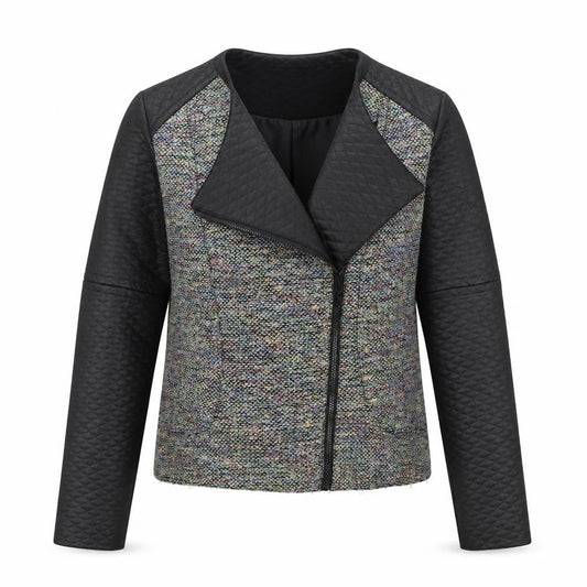 Womens UK Size 16 Atmosphere Multicoloured Biker Coat