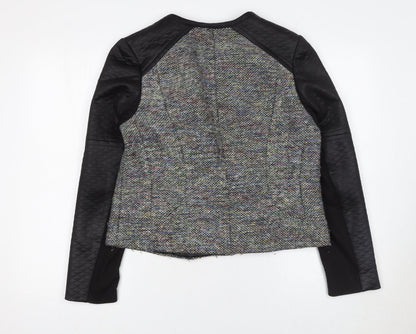 Womens UK Size 16 Atmosphere Multicoloured Biker Coat