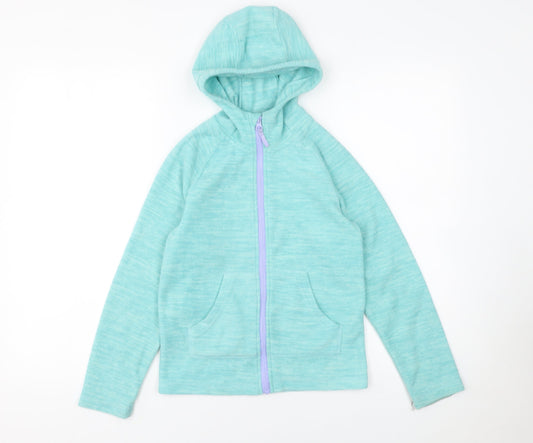 Girls UK Size 9-10 Years Mountain Warehouse Green Full Zip Hoodie