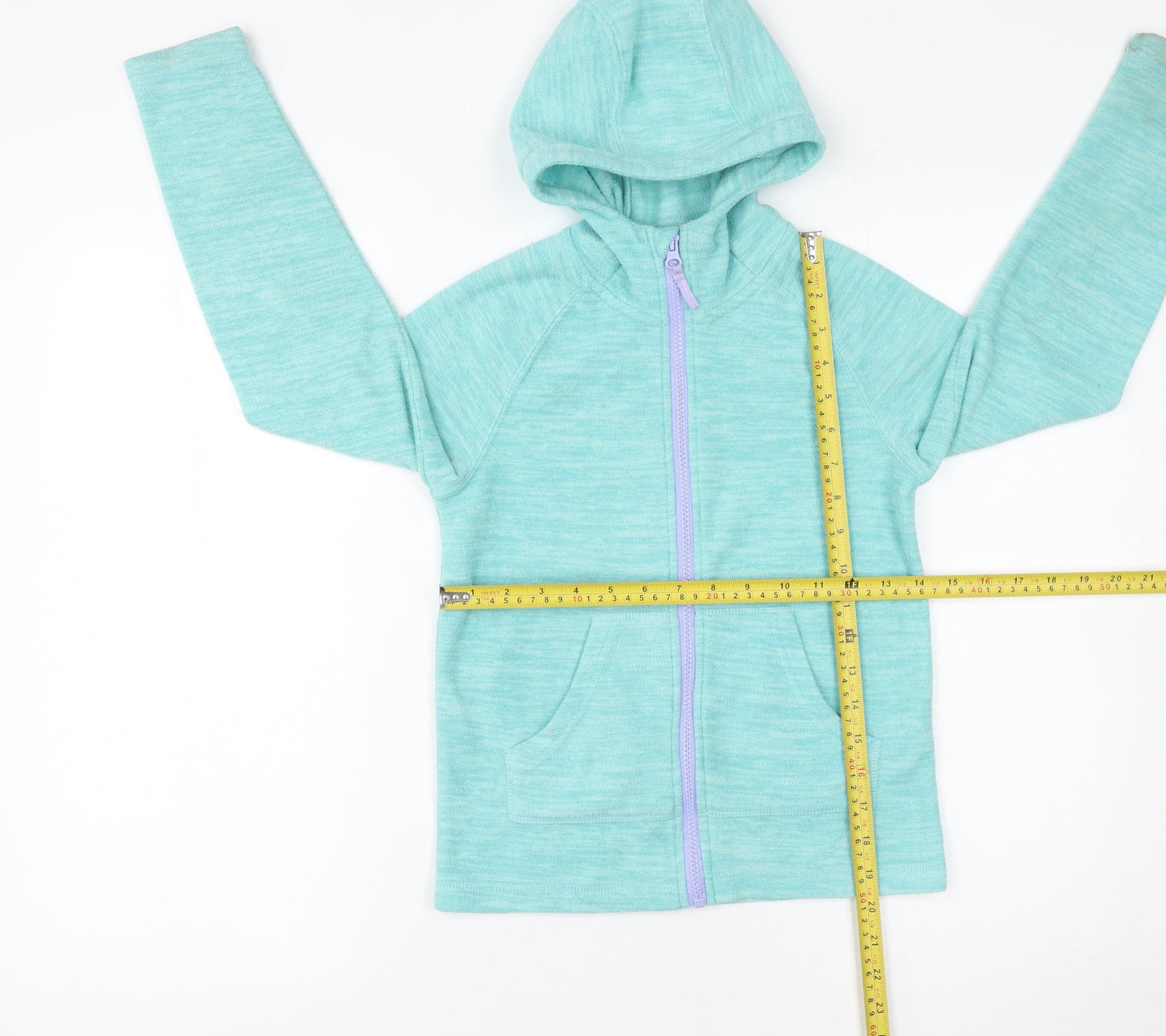 Girls UK Size 9-10 Years Mountain Warehouse Green Full Zip Hoodie