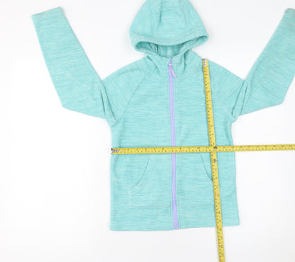 Girls UK Size 9-10 Years Mountain Warehouse Green Full Zip Hoodie