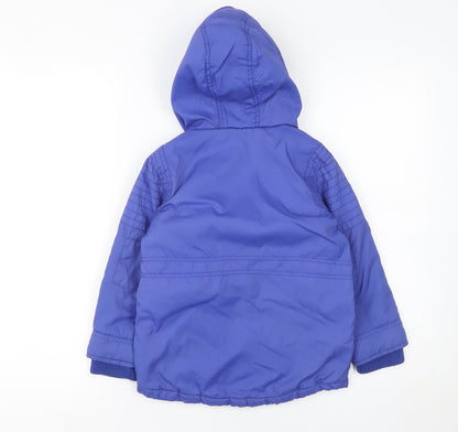 Girls UK Size 4-5 Years RJR John Rocha Blue Puffer Jacket