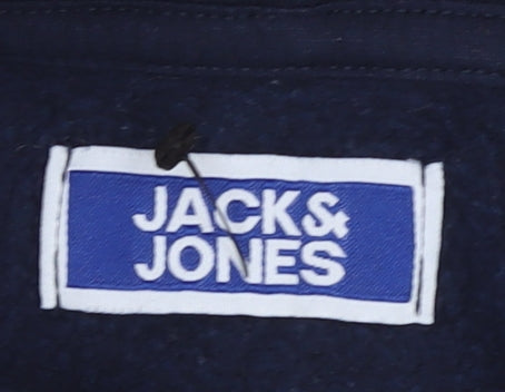Boys UK Size 8 Years JACK & JONES Blue Pullover Hoodie