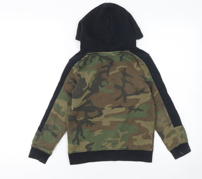 Boys UK Size 6-7 Years Nike Green Pullover Hoodie