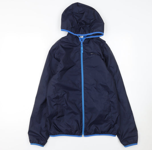 Boys UK Size 14 Years Quechua Blue Windbreaker Coat