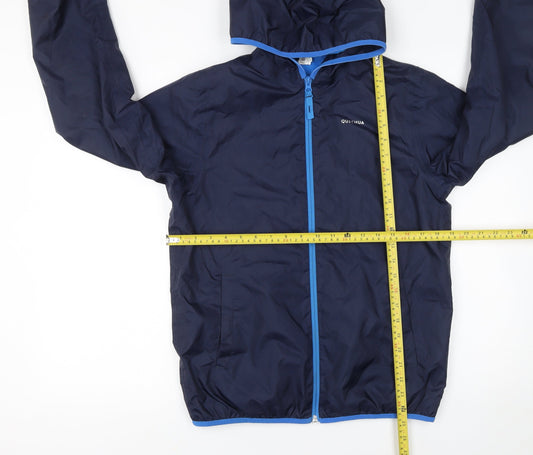 Boys UK Size 14 Years Quechua Blue Windbreaker Coat