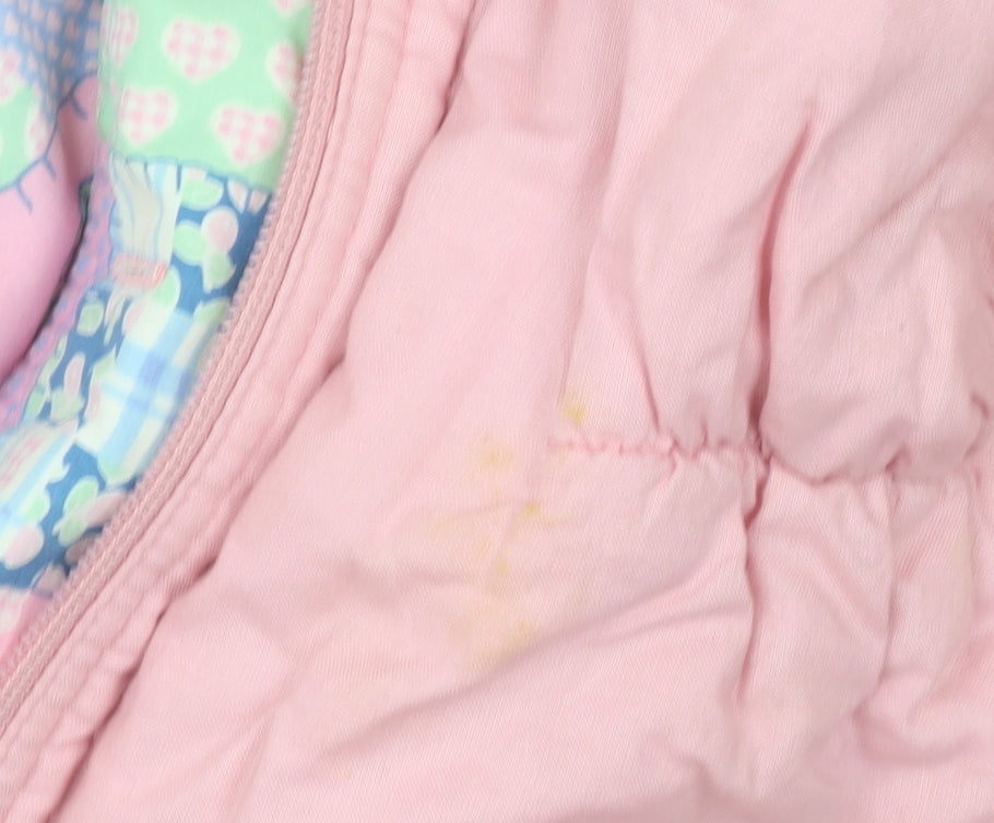 Girls UK Size 6-12 Months Marks and Spencer Multicoloured Puffer Jacket
