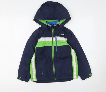 Boys UK Size 6 Years London Fog Blue Puffer Jacket