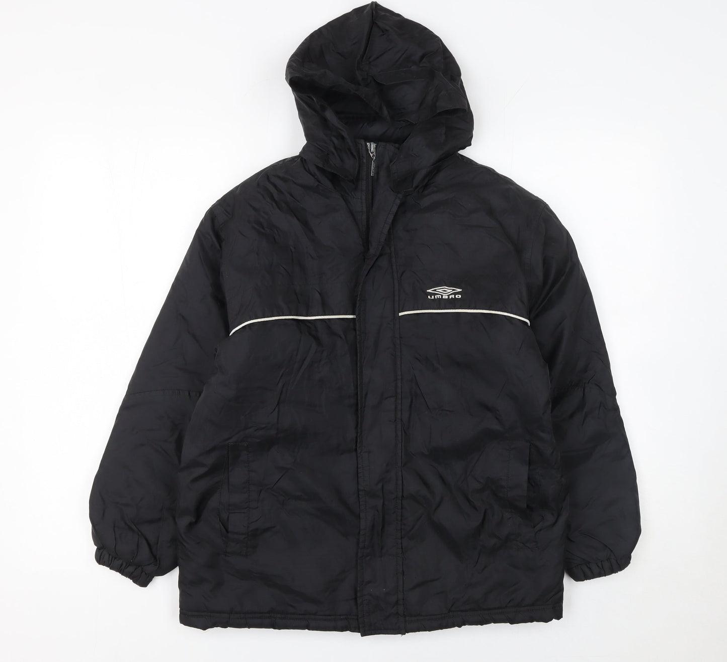 Boys UK Size 8 Years Umbro Black Puffer Jacket