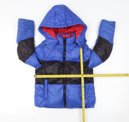 Boys UK Size 2 Years Diesel Blue Puffer Jacket