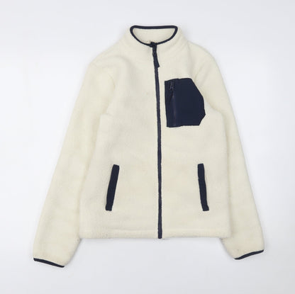Boys UK Size 11-12 Years Mountain Warehouse Ivory Basic Jacket