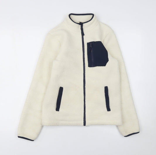 Boys UK Size 11-12 Years Mountain Warehouse Ivory Basic Jacket