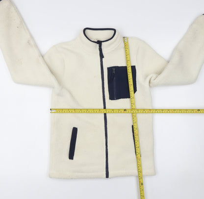 Boys UK Size 11-12 Years Mountain Warehouse Ivory Basic Jacket