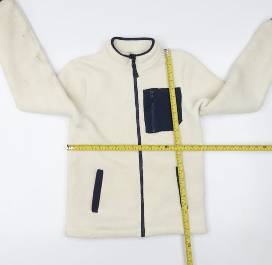 Boys UK Size 11-12 Years Mountain Warehouse Ivory Basic Jacket
