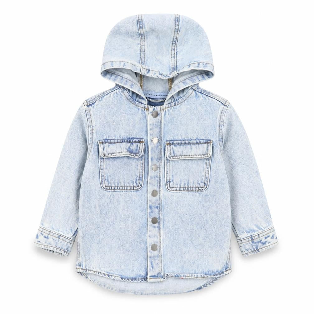 Boys UK Size 2-3 Years NEXT Blue Jersey Button-Up