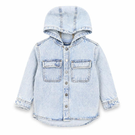 Boys UK Size 2-3 Years NEXT Blue Jersey Button-Up