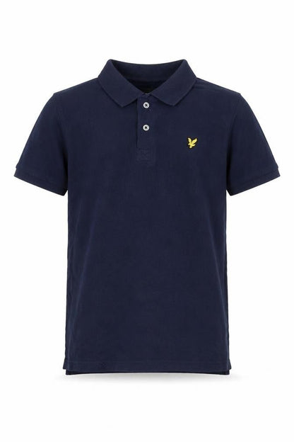 Boys UK Size 9-10 Years Lyle & Scott Blue Basic Polo