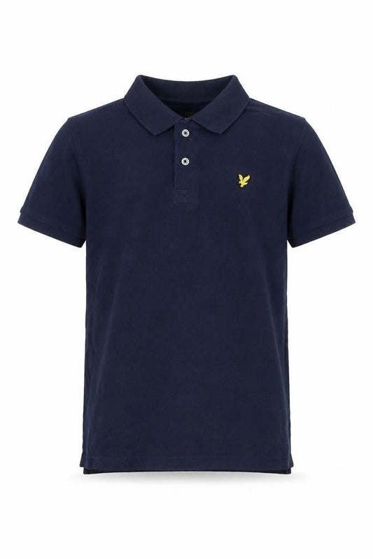 Boys UK Size 9-10 Years Lyle & Scott Blue Basic Polo