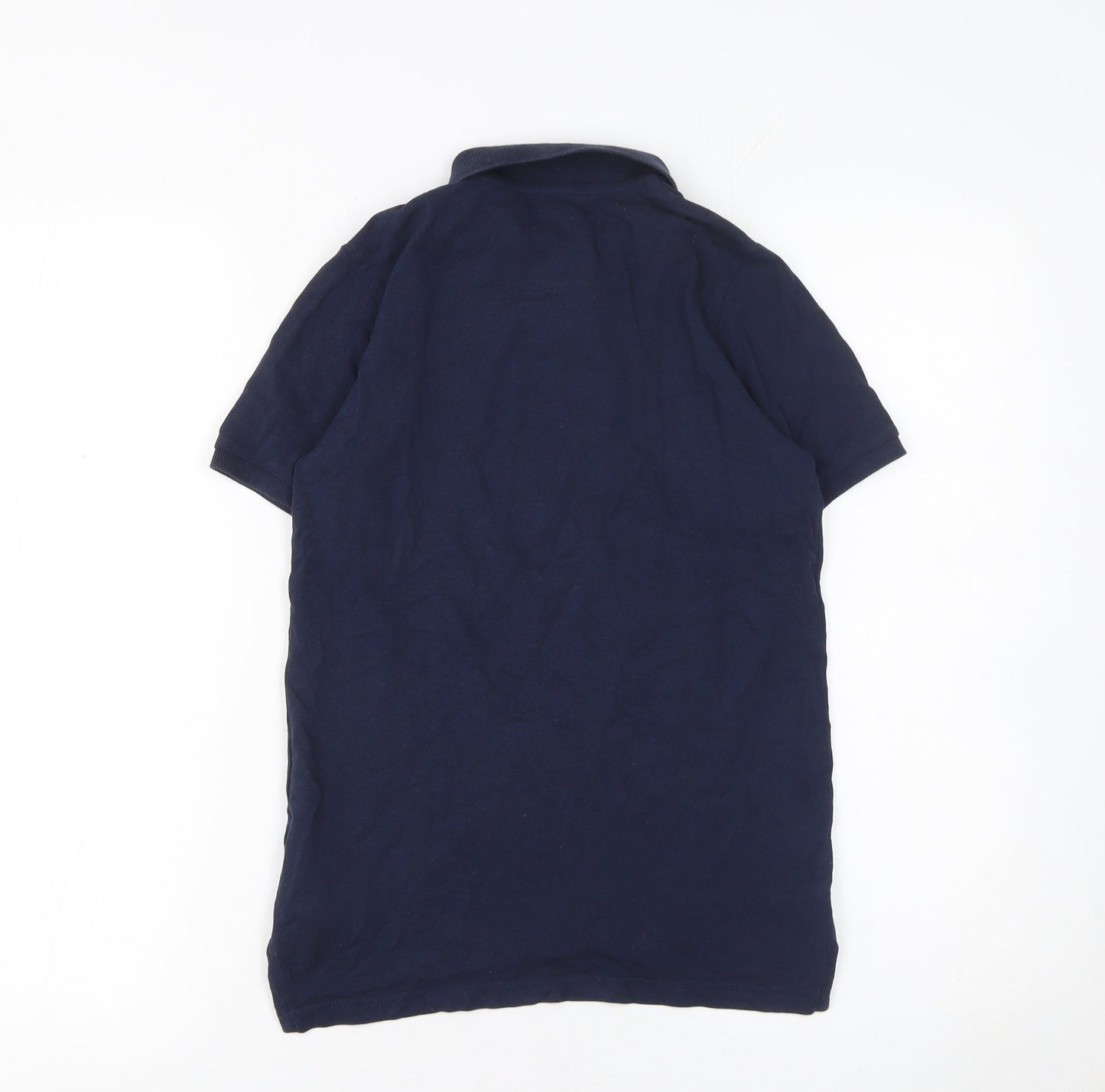 Boys UK Size 9-10 Years Lyle & Scott Blue Basic Polo