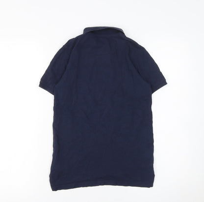 Boys UK Size 9-10 Years Lyle & Scott Blue Basic Polo
