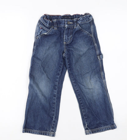 Boys UK Size 5 Years Tommy Hilfiger Regular Fit Straight Jeans