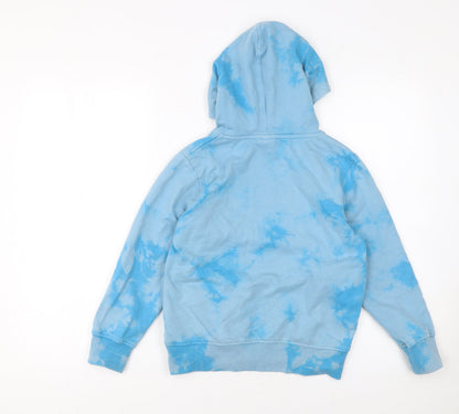 Boys UK Size 7-8 Years Saltrock Blue Pullover Hoodie