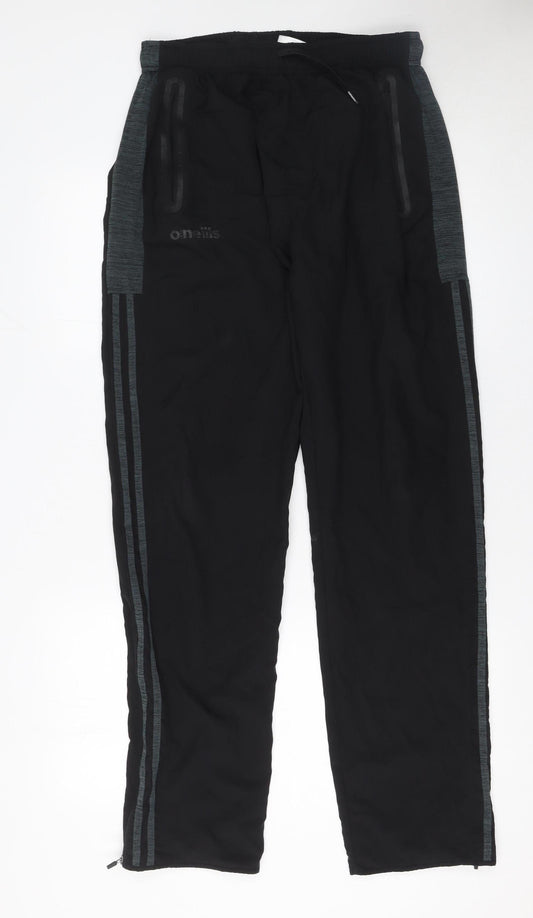 Mens UK Size XL O’Neills Regular Fit Jogger Black Trousers