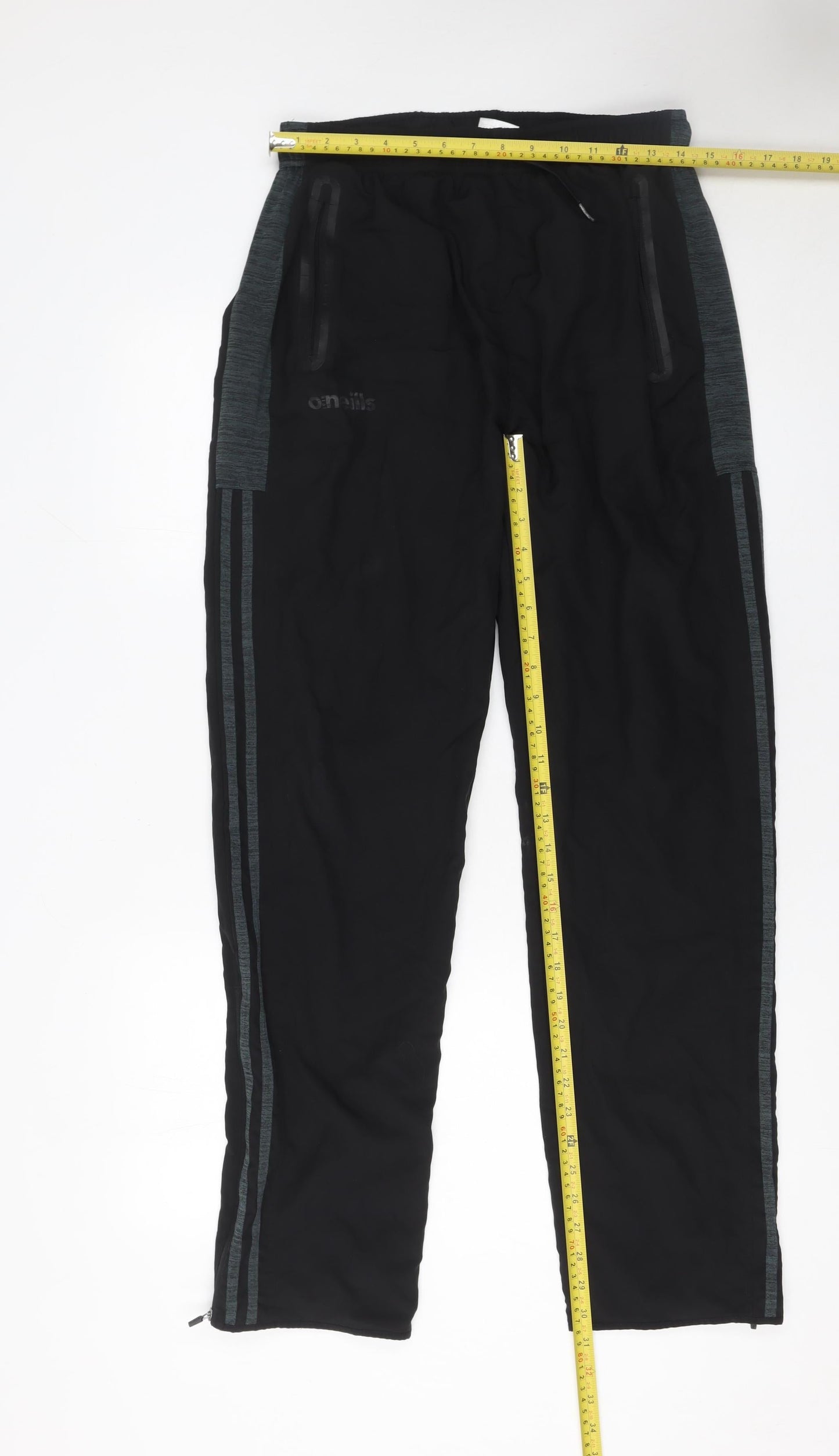 Mens UK Size XL O’Neills Regular Fit Jogger Black Trousers